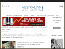 Tablet Screenshot of ozwinereview.com